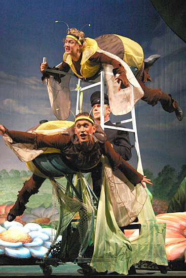 Christiane Athmer (Maja), Stefan Stechmann (Willi) und Sven Schröter (Foto: Rainer Worms)